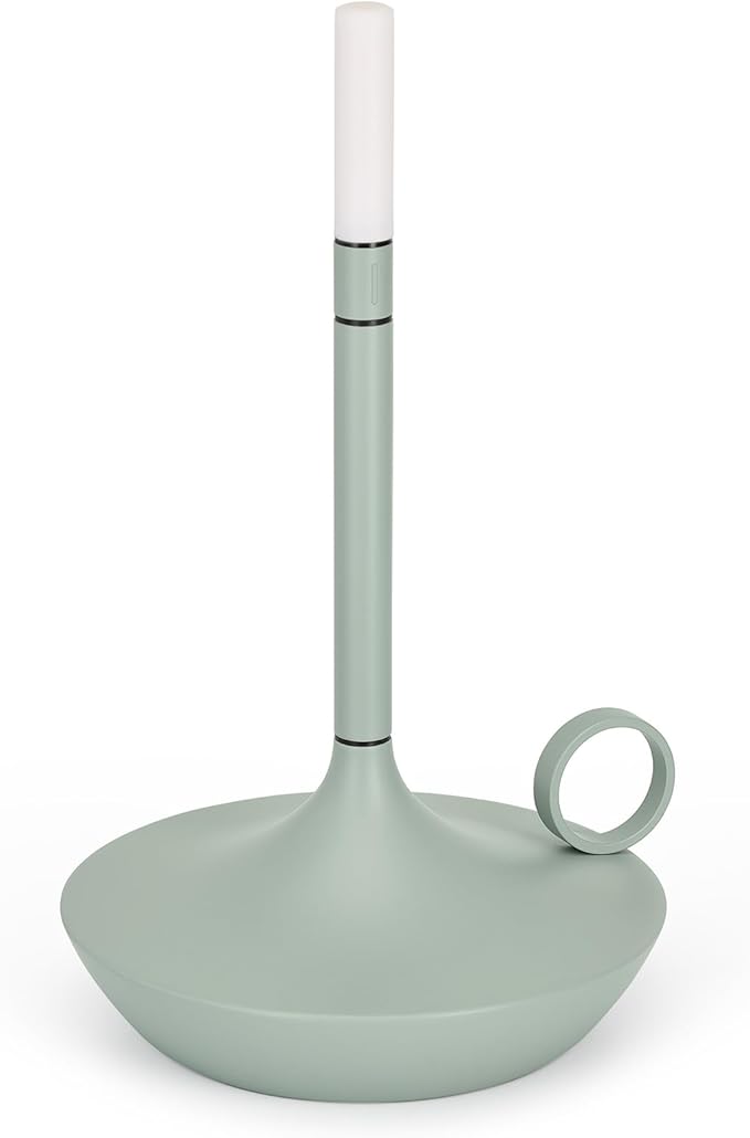 Wick Rechargeable Table Light (Sage Green, Short)