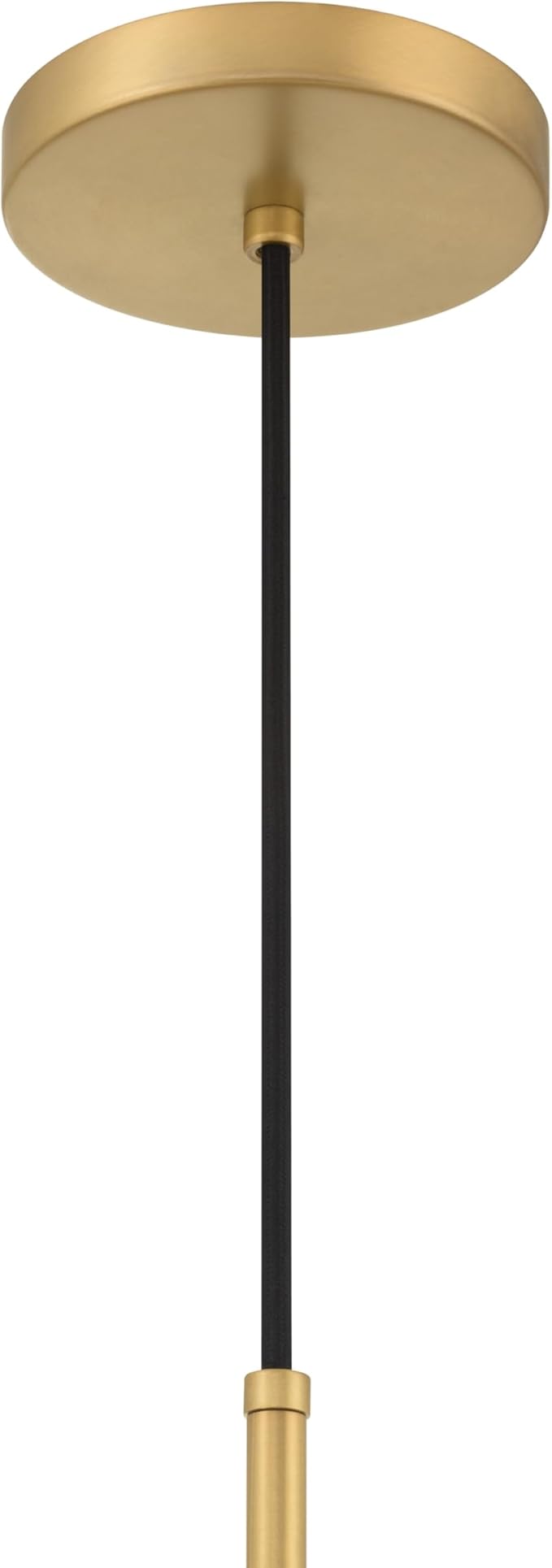Minka-Lavery 10385-732 Olenne 14" 1-Light Pendant - Legacy Brass with Etched Amber Swirl Glass