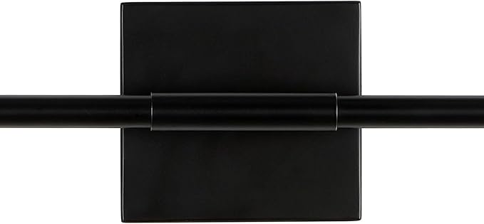JONATHAN Y 28" Black Modern Dimmable Integrated LED Wall Sconce, Metal Vanity Light for Bathroom Mirror Bedroom Hallway, Sleek Hardwired Wall Lamp Fixture, 3000K (JYL7022C)