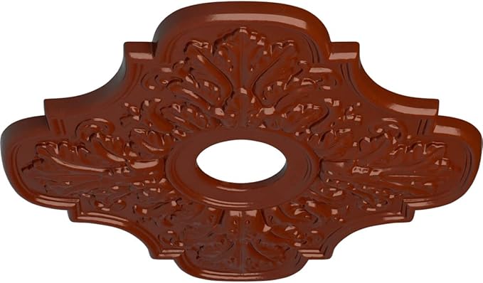 Ekena Millwork CM17PEFIFDecorative Ceiling Medallions Modeled After Original Historical Patterns & Designs, FireBrick