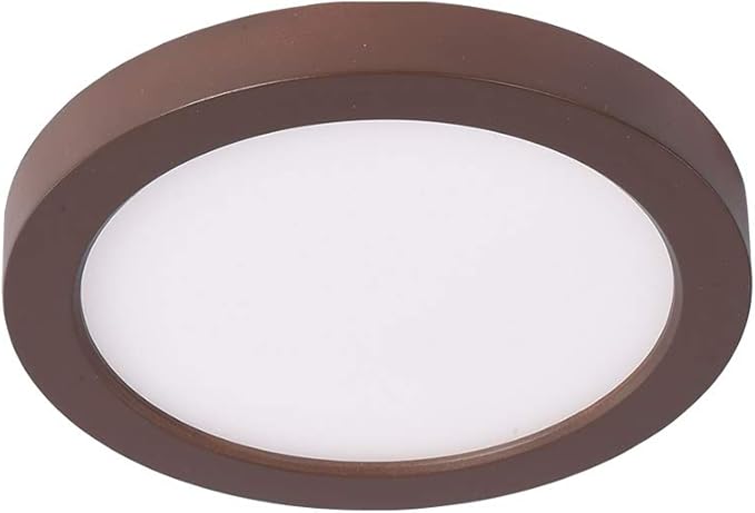 WAC Lighting, Round 5in LED Energy Star Flush Mount 3500K in Brushed Nickel