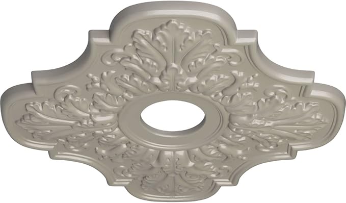 Ekena Millwork CM17PEPWS - Peralta - Ceiling Medallion, Pearl White
