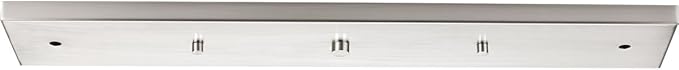 Progress Lighting P8404-09 Traditional/Casual Canopy Accessory, Brushed Nickel 0.75x23.25x4.25