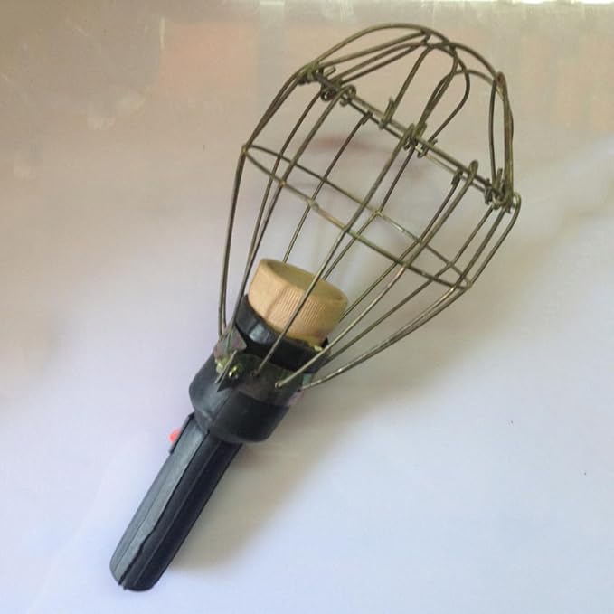 DOITOOL Metal Lamp Bulb Guard: 8 Pack Vintage Light Cage Guard Hanging Lamp Covers Metal Bulb Cover for Pendant Farmhouse Light Bulbs