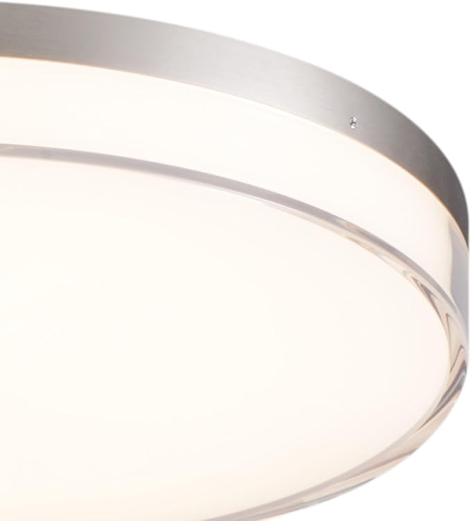 Minka Lavery 759-2-84-L Vantage LED Flush Mount, 1-Light, 25 Total Watts, 11-in H x 1.5-in W, Brushed Nickel
