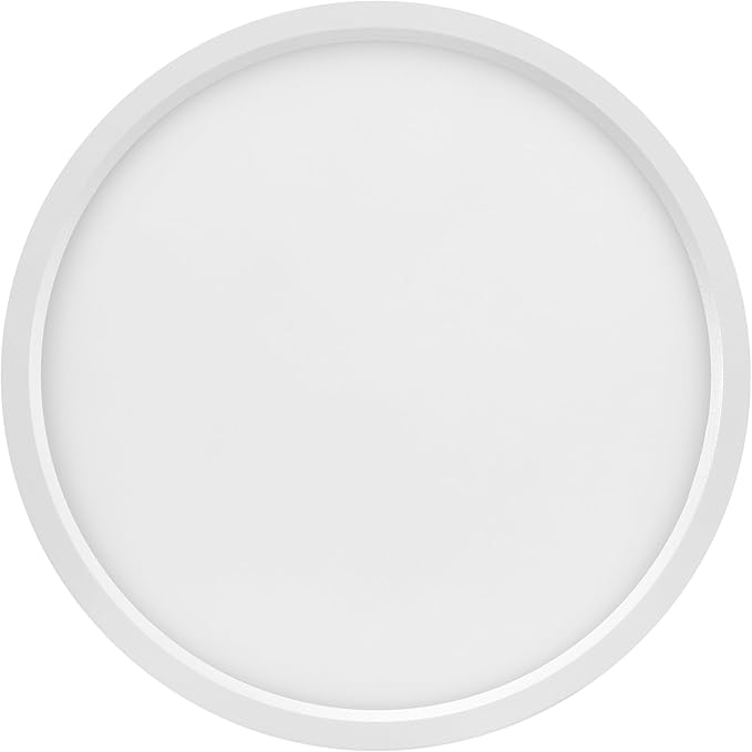 Maxxima 7 in. LED Flush Mount Ceiling Light Fixture - 900 Lumens, 5 CCT 2700K-5000K, Round Color Selectable Panel Light, Dimmable, Recessed Can or J-Box Install, Suitable for Bathroom or Shower