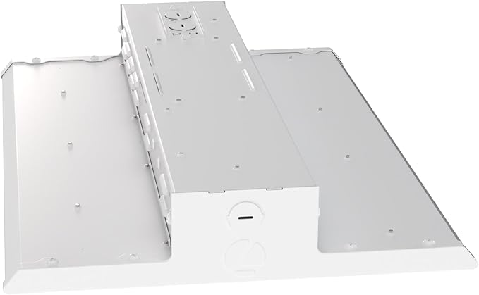 Lithonia Lighting I-Beam LED High Bay Light, Ceiling Lighting Fixture, Adjustable 12000/16000 Lumens, Selectable 4000K/5000K, LED Work Light, MVOLT 120-277V (IBE ALO21 MVOLT SWW9 80CRI DWH)