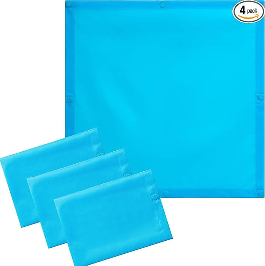 VIHOSE 4 Pcs 2 x 2 Feet Fluorescent Light Covers for Ceiling Lights Classroom Magnetic Light Filters for Reducing Harsh Glare Flicker for Office Classroom Home Drop Ceiling(Pure Style)