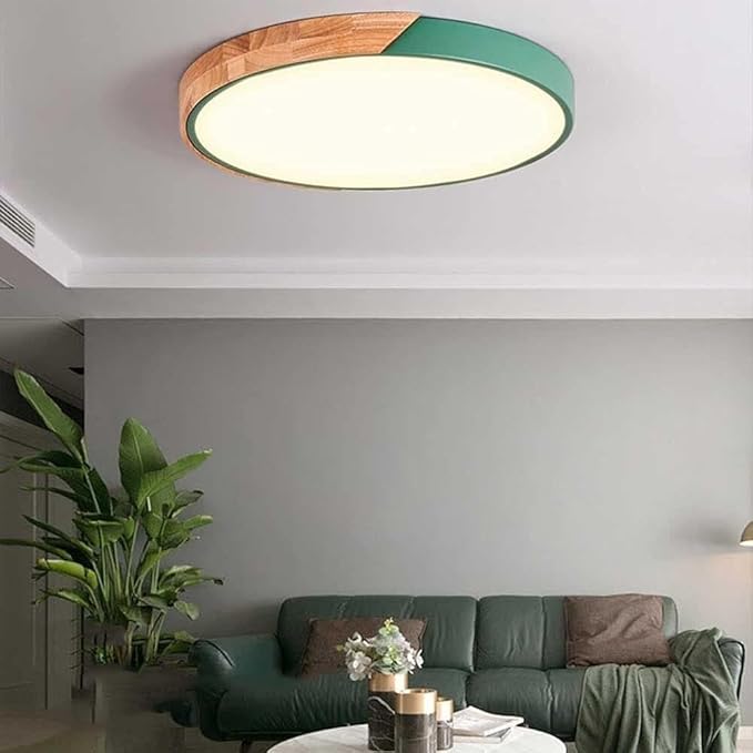 Ceiling Lamp Modern Minimalist Round Ceiling Light Fixture Flat Light Energy-Saving Easy Installation Bedroom Lights Living Room,Chandelier