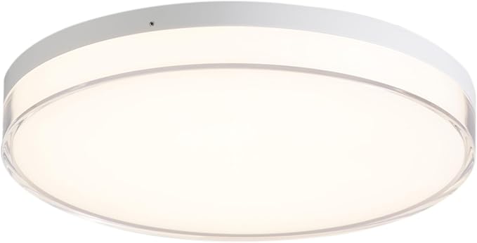 Minka Lavery 769-2-44-L Vantage LED Flush Mount, 1-Light, 30 Total Watts, 13-in H x 1.5-in W, White