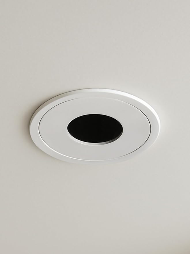 TORCHSTAR 3 Inch 5CCT LED Pinhole Recessed Lights with J-Box, 30° Ultra-Narrow Trim Recessed Ceiling Spotlight, IC Rated, Dimmable, Anti-Glare, CRI 90, 2700-5000K, ETL FCC, Pack of 4