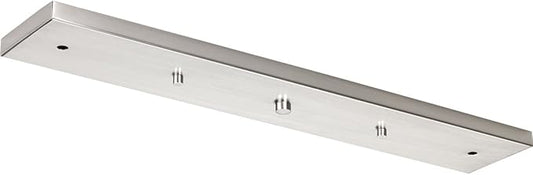 Progress Lighting P8404-09 Traditional/Casual Canopy Accessory, Brushed Nickel 0.75x23.25x4.25