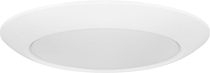 GETINLIGHT 13-Inch LED Disk Lights, Dimmable Surface Mount, 5 Color Temperature Selection, 4-Pack, Matte White, ETL Listed, IN-0301-7-WH-5T