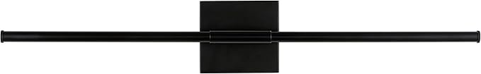 JONATHAN Y 28" Oil Rubbed Bronze Modern Dimmable Integrated LED Wall Sconce, Metal Vanity Light for Bathroom Mirror Bedroom Hallway, Sleek Hardwired Wall Lamp Fixture, 3000K (JYL7022D)