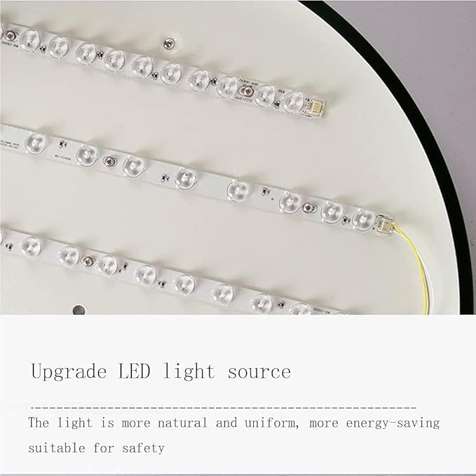 Minimalist Ceiling Lamp Round Ultra Thin Three Color Dimmable Flush Mount Sleek Modern Lighting Fixture for Bedroom Kitchen Corridor Livingroom Hallway(Yellow,30cm/11.8in)