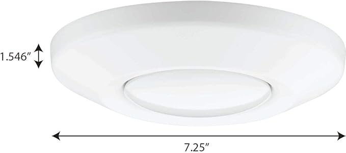 Progress Lighting P810029-028-30 Intrinsic Close-to-Ceiling, White, 1.57x7.25x7.25
