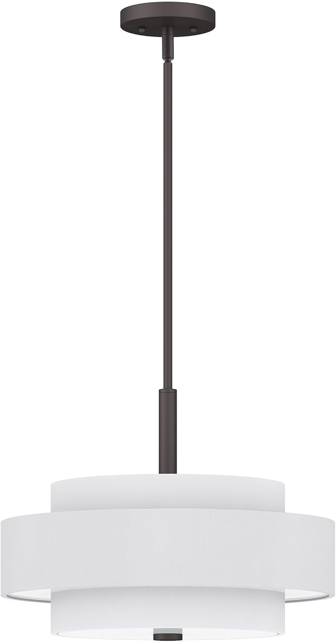 Livex Lighting 50874-07 Meridian 4-Light Pendant, Bronze