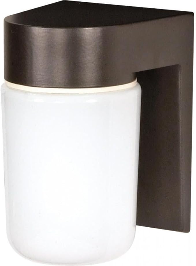 Nuvo Lighting SF77/138 Transitional One Light Outdoor Wall Mount in Bronze/Dark finish