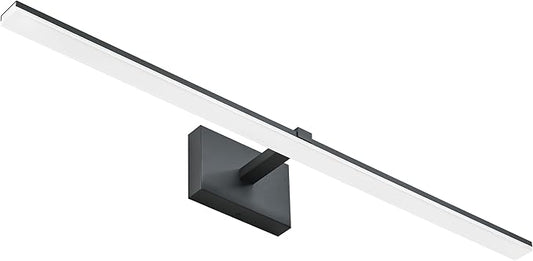 ZUZITO Modern LED Dimmable Vanity Light 40 inch Matte Black Bathroom Wall Lighting Fixtures
