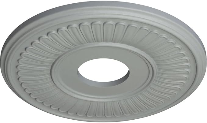 Ekena Millwork Berkshire Ceiling Medallion, Athenian Green Crackle