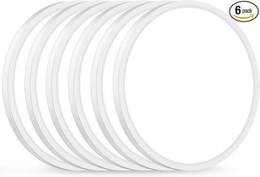 Brightever 12 Inch 6 Pack LED Flush Mount Ceiling Light Fixtures, Super Slim 0.67 Inch, 28W Dimmable LED Ceiling Light, 5000K Daylight 3200LM Modern Ceiling Lamps for Bedroom, Kitchen, Hallway, White