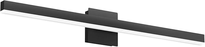Aipsun 31.5in/26W Modern Black Vanity Light LED Bathroom Vanity Light Fixtures Wall Light for Bathroom (White Light 6000K)