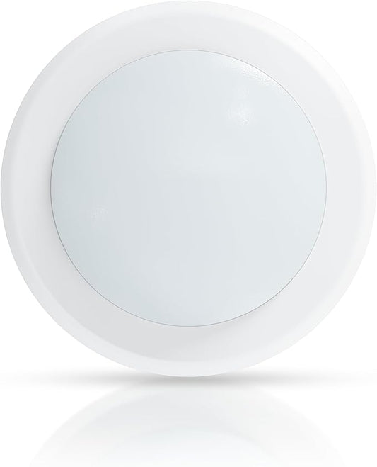 ECOELER 5/6" LED Disc Light, 16.5W 5000K Daylight,1000Lm, Dimmable LED Flush Mount Ceiling Light Fixture for Home Improved, Install with J-Box or Recessed Can, ETL & FCC Listed