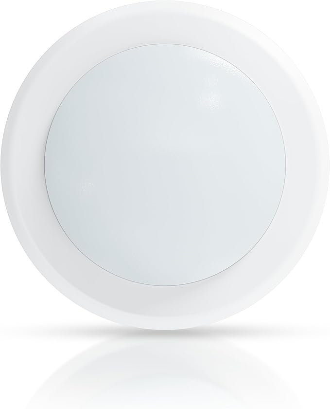 ECOELER 5/6 Inch LED Disk Light, Dimmable Flush Mount Ceiling Downlight, 16.5W 1000Lm, 3CCT Selectable(3000K/4000K/5000K) Surface Mount Disc Light for Kitchen, Office, Garage, ETL & FCC Listed