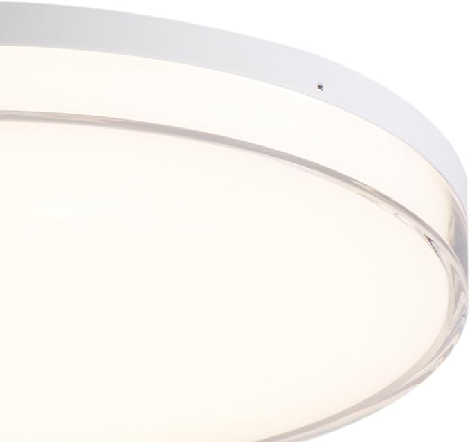 Minka Lavery 759-2-44-L Vantage LED Flush Mount, 1-Light, 25 Total Watts, 11-in H x 1.5-in W, White