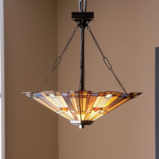 Quoizel Inglenook 3-Light Valiant Bronze Pendant Light