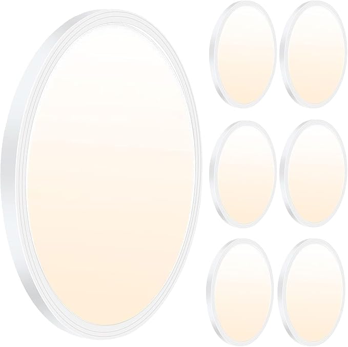 6Pack 12Inch 3200LM LED Ceiling Light,28W 3 Color Changeable (3000K/4000K/6000K),120V Slim Surface Mount Ceiling Lights Fixture for Kitchen Bedroom Living Room