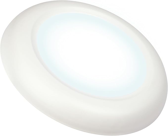Ultralux 6" LED Flush Mount Ceiling Light – Dimmable, Slim Puck Downlight - Over 50,000 Hours of Energy Efficient LED Light - Multi-Purpose Easy-Install Light Fixture - (1 Pack, Cool White)