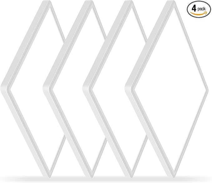 4 Pack 12 Inch 24W LED Ceiling Light, 6000K White Flush Mount Ceiling Light Fixture, Slim Flat Ceiling Light Fixtures for Bedroom, Kitchen, Bathroom, Hallway, Closet