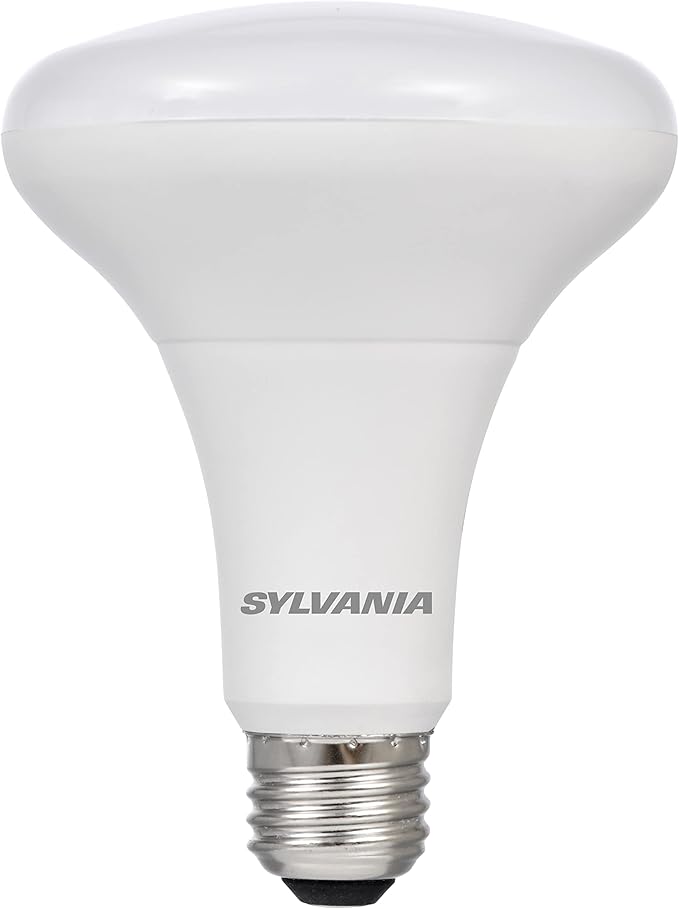 Sylvania LED Flood BR30 Light Bulb, 100W Equivalent Efficient 17W, Dimmable 2700K, Soft White - 1 Pack (40288)