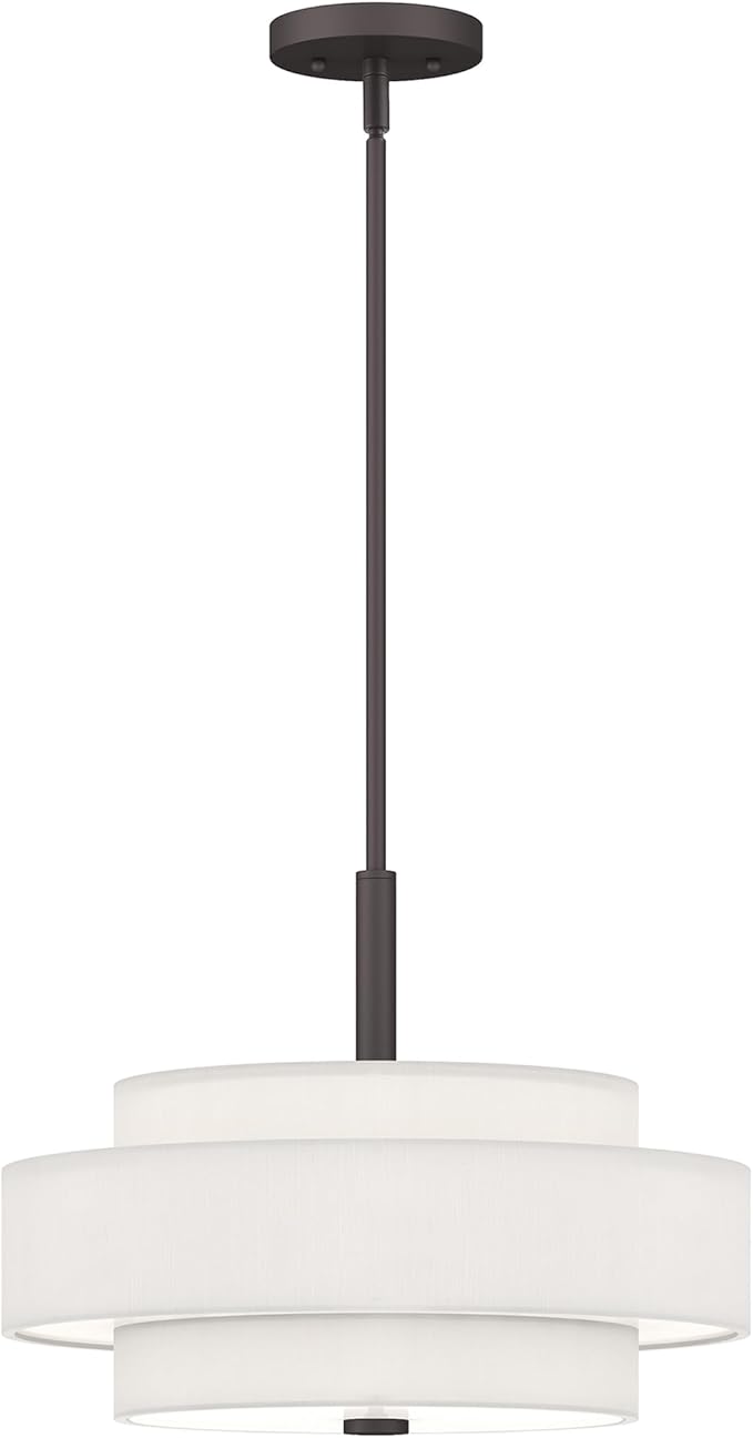 Livex Lighting 50874-07 Meridian 4-Light Pendant, Bronze