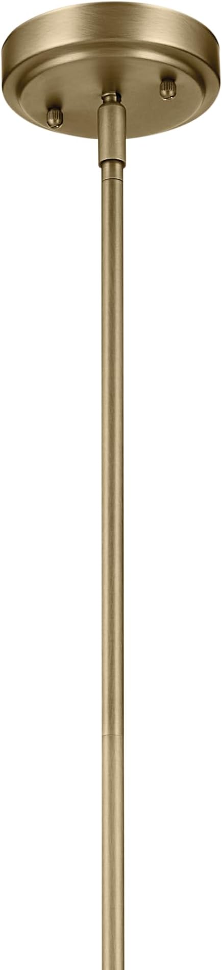 Everly 15.25" 1-Light Bell Pendant with Clear Seeded Glass in Brushed Natural Brass, for a Kitchen Island, Dining Nook, or Home Bar, (15.25" x 10.5") 42141NBRCS