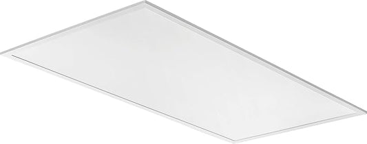 Lithonia Lighting CPX 2x4 LED Flat Panel Light, 2 Ft. x 4 Ft. LED Light Panel, Ceiling Lighting Fixture, 4000/5000/6000 Adjustable Lumens, 3500K/4000K/5000K Switchable CCT, Smooth Satin Lens, White