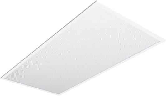 Lithonia Lighting CPX 2x4 LED Flat Panel Light, 2 ft. x 4 ft. LED Light Panel, Ceiling Lighting Fixture for Shop Lighting, 4000 Lumens, 4000K Cool White, A12 Prismatic Lens, White
