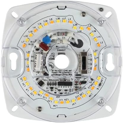 5.5" Ceiling Fan LED Light Kit, 6.73" Overall, 5CCT 2700K-5000K, 23W, 120V, Dimmable Retrofit LED Module for Ceiling Fixtures