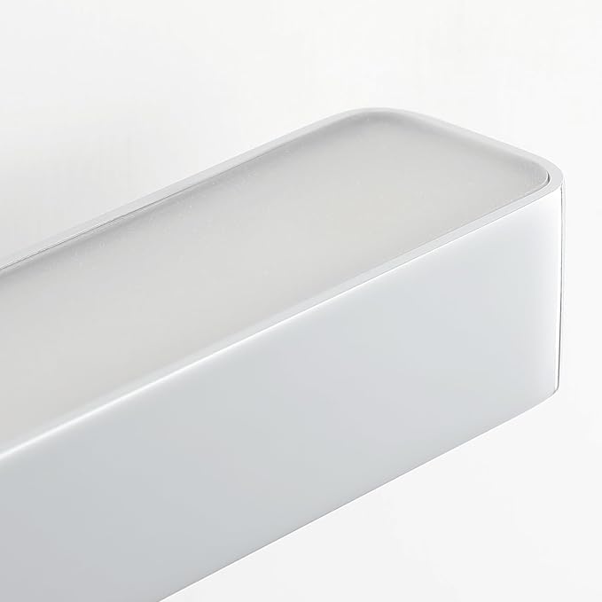 LED Modern Bathroom Vanity Light Fixtures (24-Inch, Cool White 6000K), Modern Acrylic Bathroom Wall Lighting Fixtures for Bathroom Over Mirror, Chrome