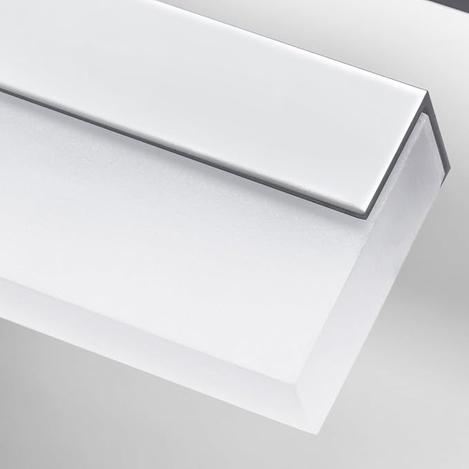 PRESDE 24" Inch LED Bathroom Vanity Light Bar, Modern Silver Wall Lighting Fixture Over Mirror