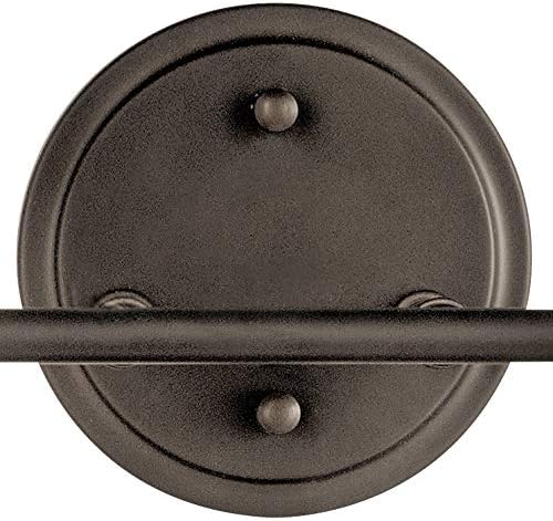 KICHLER Winslow 12.75" 2 Light Vanity Light with Clear Seeded Glass in Olde Bronze®