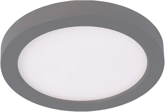 WAC Lighting, Round 5in LED Energy Star Flush Mount 3000K in Bronze