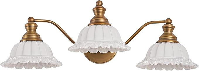 XIEDUN Bathroom Vanity Light White 3 Light