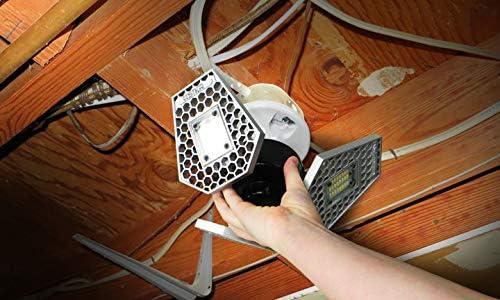 Striker Concepts 00342 TRiLIGHT 3000 Lm Screw-in Motion-Activated Ceiling Light