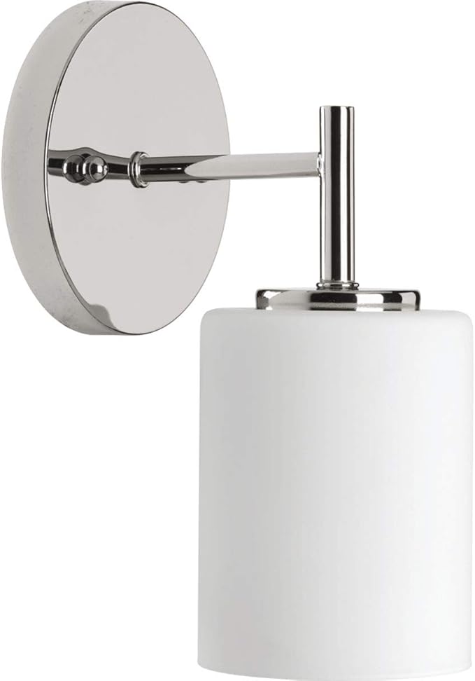 Progress Lighting P2131-104 Replay Bath & Vanity, 1-Light, Polished Nickel