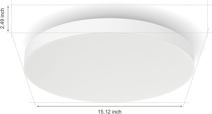 Philips Hue Datura Smart Ceiling Panel (Small Round 2.49in x 15.12in) White & Color Light, Bluetooth Compatible, Voice Control with Alexa, Apple Home & Google Assistant