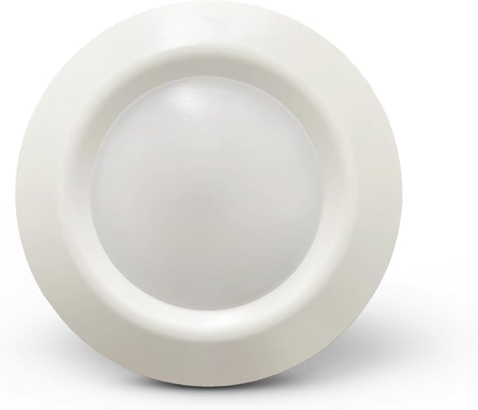 Sea Gull Lighting 14550S-15 Generation Lighting Traverse Lyte Round 6 in. 3000K, Canless Integrated LED Recessed Light, 925 Lumens, 90 CRI, T24 Complaint, Wet Rated in White Finish (1)