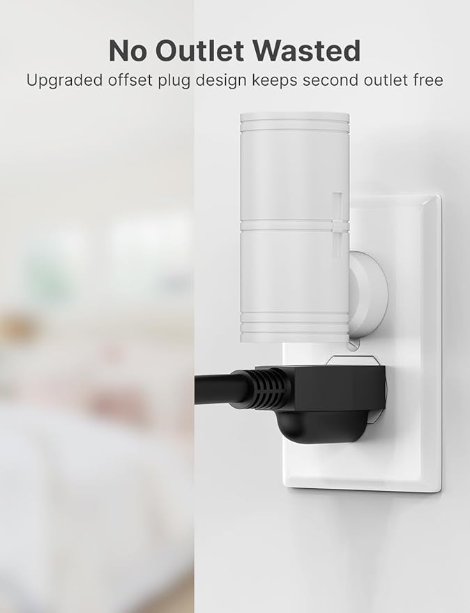 Likelgn Night Light Plug into Wall, 2 Pack Dimmable LED Nightlight with Dusk to Dawn Sensor, Soft White Glow, for Hallway, Bathroom, Bedroom, White