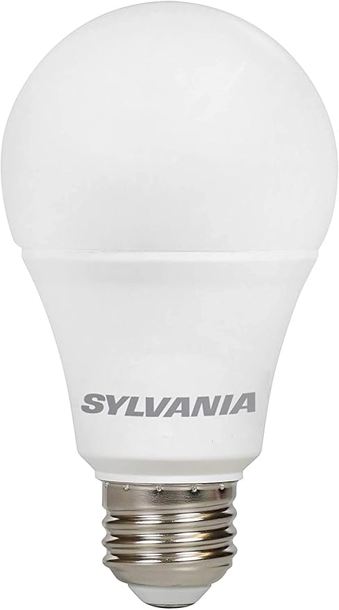 Sylvania ECO LED Light Bulb, A19 60W Equivalent, Efficient 9W, 7 Year, 750 Lumens, 2700K, Non-Dimmable, Frosted, Soft White - 8 Pack (40821)